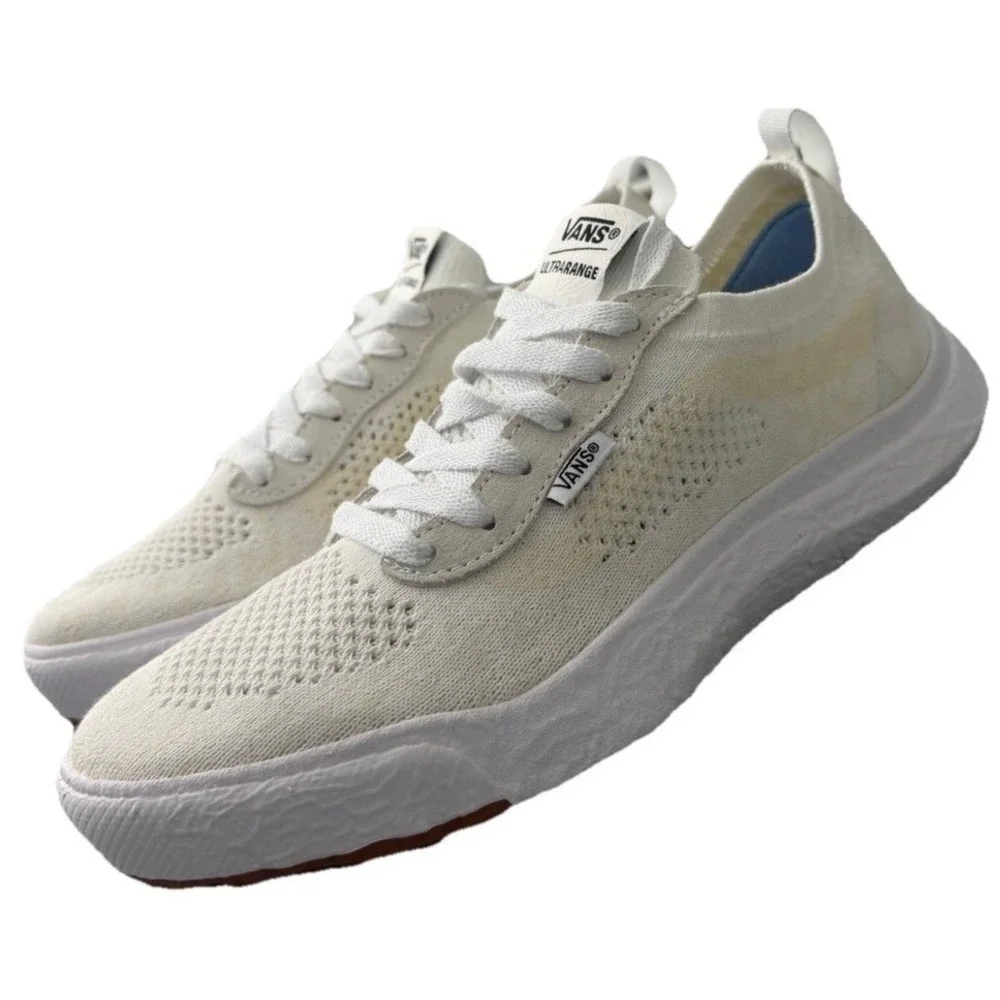 VANS Unisex ULTRARANGE VR3 LOW TOP SHOES True White Comfy Cush Men 6.5 Womens‎ 8